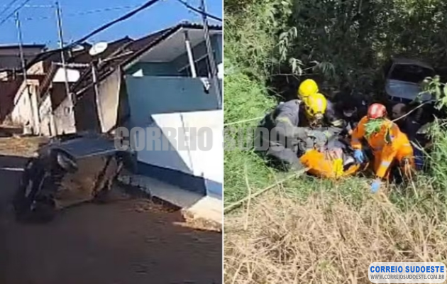 Vídeo-de-acidente-viraliza-com-milhões-de-visualizações:-Uno-capota-e-despenca-em-barranco