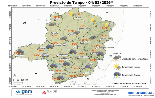 Tempo-chuvoso-continua-em-todo-estado-de-Minas