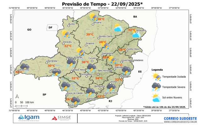 Semana-começa-com-chuva-e-previsão-de-frente-fria-para-Minas-e-regiões-do-Sudeste