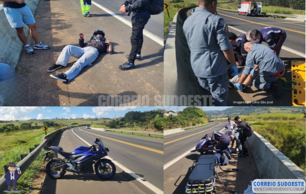 Jovem-motociclista-fica-ferida-após-queda-e-arrastamento-na-Rodovia-SP-350