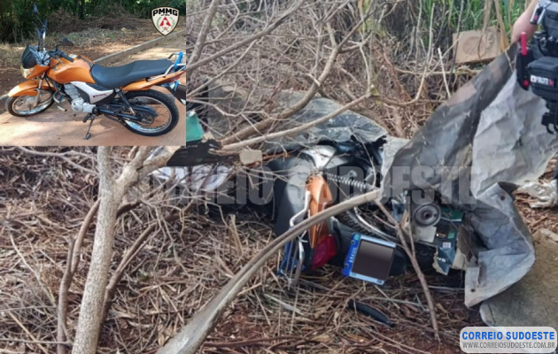 Polícia-Militar-recupera-moto-furtada-e-prende-autor