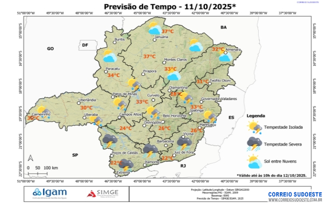 Sul-de-Minas-tem-previsão-de-tempo-severo-neste-sábado