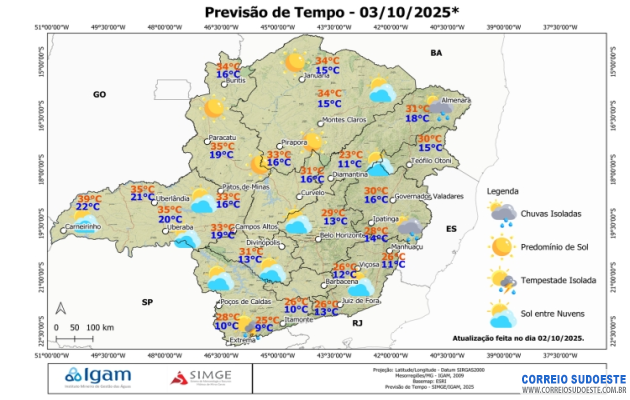Sexta-feira-com-previsão-de-chuva-isolada-e-calor