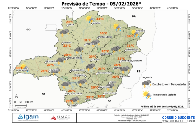 Inmet-alerta-para-volume-de-chuva-nesta-quinta-feira