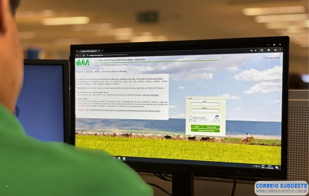 Produtores-rurais-de-Minas-Gerais-podem-emitir-documentos-sanitários-e-acessar-serviços-sem-sair-de-casa