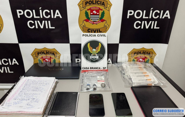 Polícia-apreende-canetas-emagrecedoras-em-consultório-médico