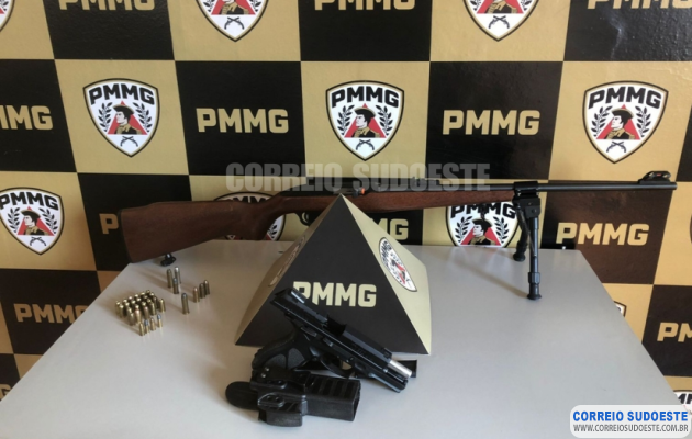 Homem-é-preso-pela-PM-em-Guaranésia-após-ameaçar-jovem-com-pistola-