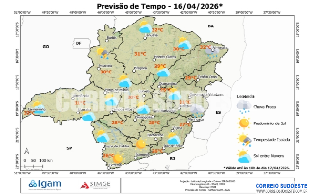 Sol-predomina-no-Sudeste,-mas-chuvas-isoladas-marcam-a-quinta-feira