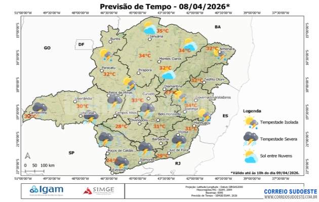 Frente-fria-intensifica-tempestades-em-Minas:-risco-de-tempo-severo-já-nesta-quarta-feira